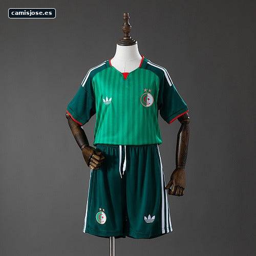 Argelia 2026 Camiseta infantil visitante Tallas 16-28