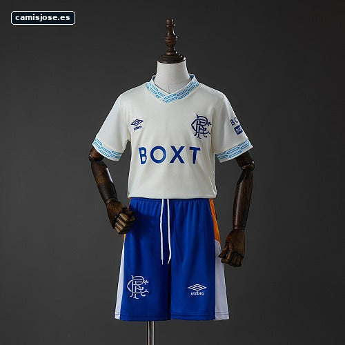 Rangers 26/27 equipación infantil visitante camiseta tallas 16-28