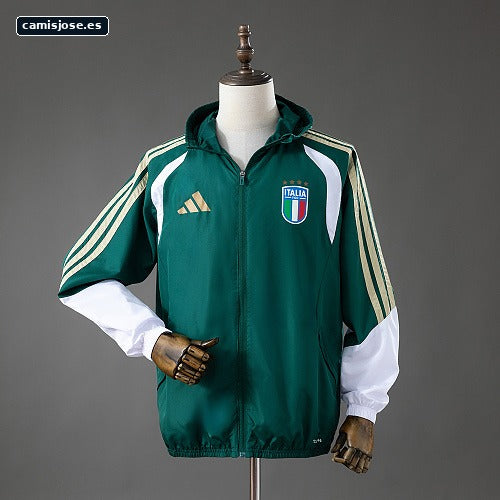 Italia 2026 Chaqueta cortaviento para todo clima - Verde S-XXL