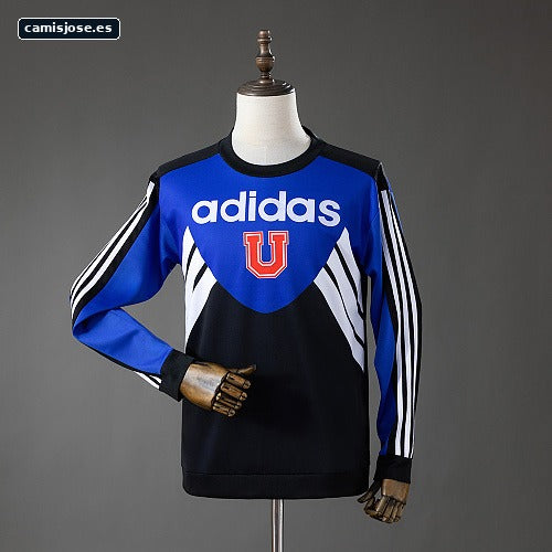 Universidad de Chile sudadera clásica manga larga con estampado azul S-XXL