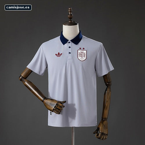 España 2026 Polo Lifestyler 2 Estrellas - Gris S-3XL