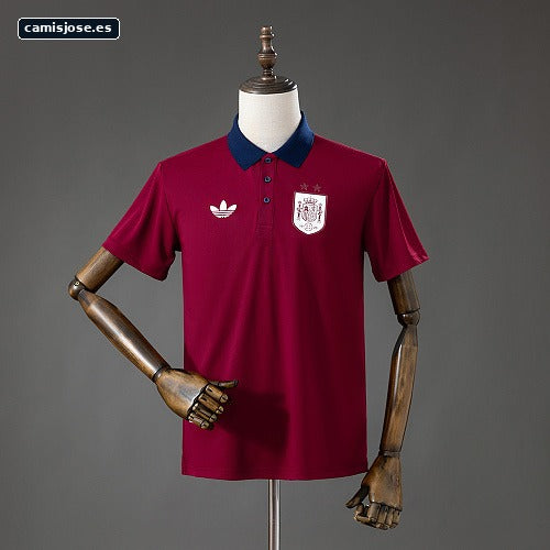 España 2026 Polo Lifestyler 2 Estrellas - Rojo S-3XL