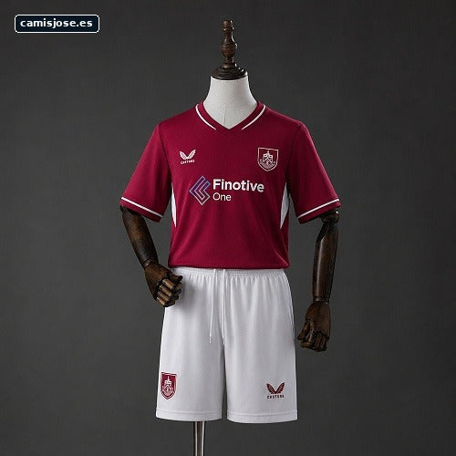 Burnley 26/27 Camiseta local infantil Tallas 16-28