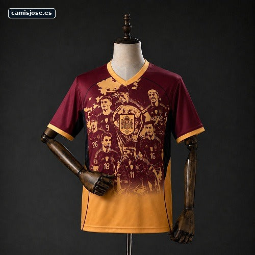 España 2026 Camiseta Conmemorativa Talla S-4XL