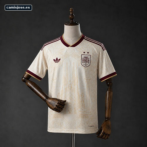 España 2026 Camiseta Conmemorativa Blanca Talla S-4XL