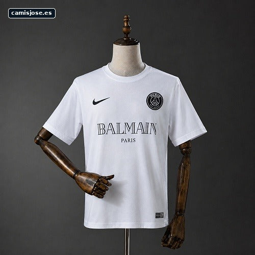 PSG x Balmain 2021 Camiseta de entrenamiento retro blanca S-XXL