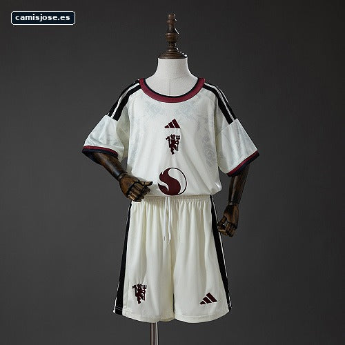 M-U 26/27 tercera infantil camiseta talla 16-28