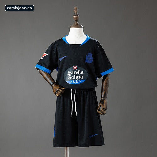 Deportivo La Coruña 26/27 visitante infantil camiseta talla 16-28