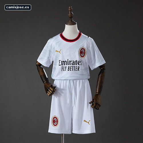 AC Milan 26/27 visitante infantil camiseta talla 16-28