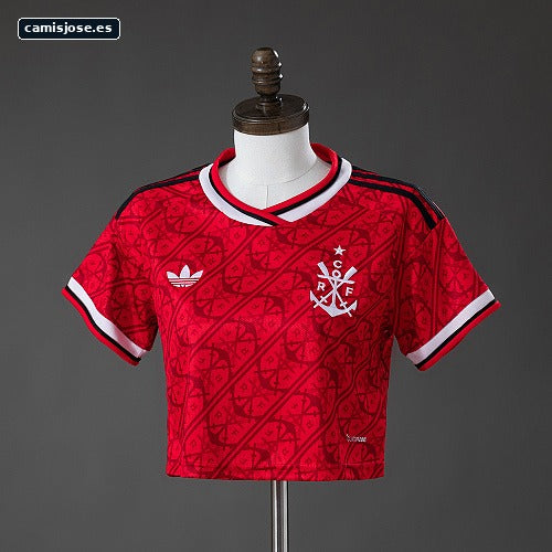 Flamengo 26/27 Tercera Visitante Camiseta Crop Femenina S-XXL