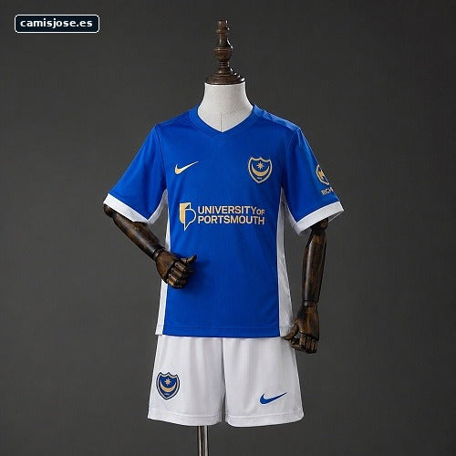 Equipación infantil Portsmouth 26/27 local talla 16-28