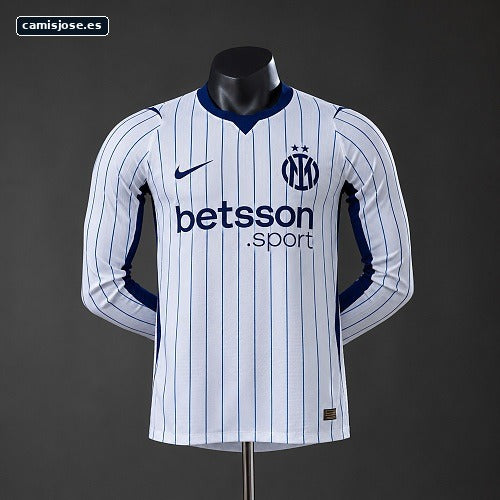 Inter Milan 26/27 camiseta visitante versión de jugador manga larga S-XXL