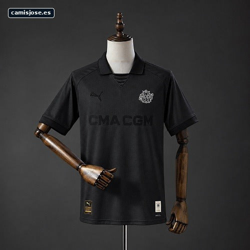 Olympique de Marseille 125º aniversario camiseta negra S-XXL
