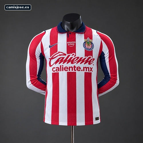 Chivas Guadalajara 26/27 camiseta local versión de jugador manga larga S-3XL