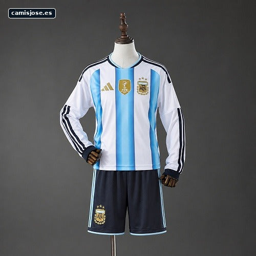 Argentina 2026 Local Manga Larga Infantil Talla 16-30