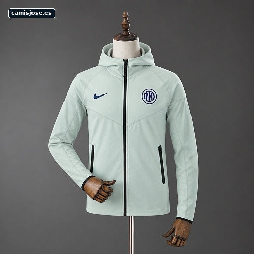 Chaqueta Inter Milan 25/26 con capucha y cremallera completa - Cian S-XXL