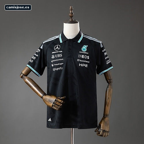 Mercedes-AMG Petronas F1 2026 polo negro S-5XL