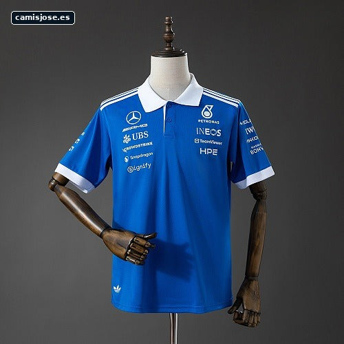 Mercedes-AMG Petronas F1 2026 polo azul S-5XL