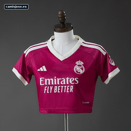 Real Madrid 26/27 Camiseta crop femenina tercera visitante S-XXL
