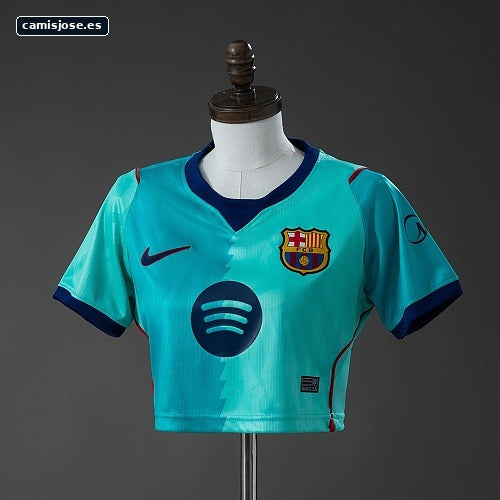 Barcelona 26/27 Camiseta crop femenina tercera visitante S-XXL