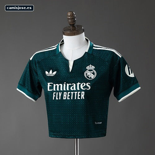 Real Madrid 26/27 Camiseta crop femenina visitante S-XXL