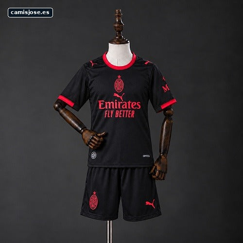 AC Milan 26/27 tercera visitante infantil equipación talla 16-30