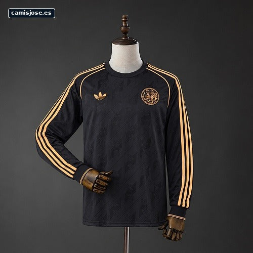 Ajax 26/27 Camiseta retro negra manga larga