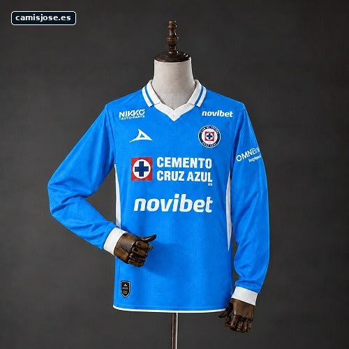 Cruz Azul 26/27 Camiseta local manga larga S-4XL