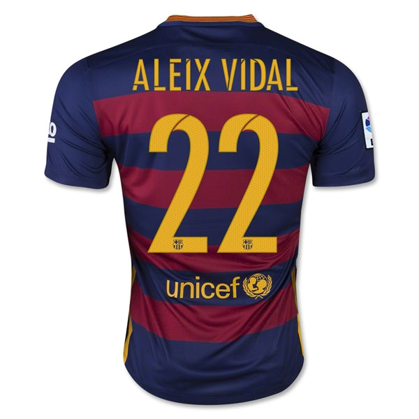 Camiseta Barcelona 15/16 Local Aleix Vidal