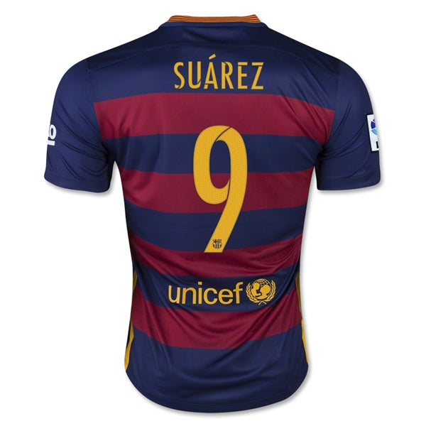 Camiseta Barcelona 15/16 Local Suarez