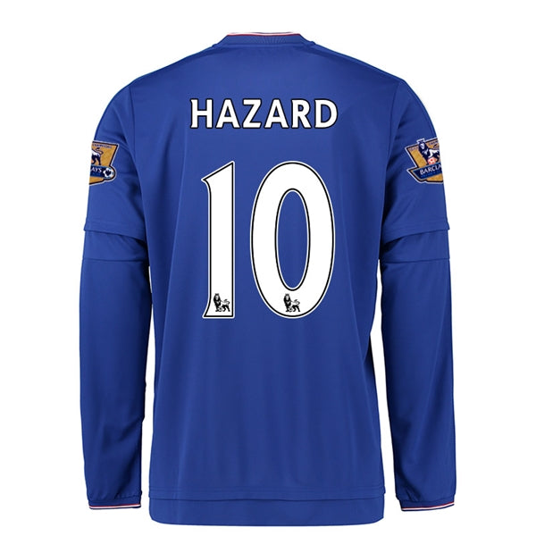 Camiseta Chelsea 15/16 Local 10 Hazard LS Infantil