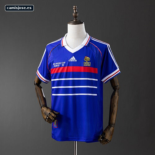 Retro 1998 Francia local S-XXL