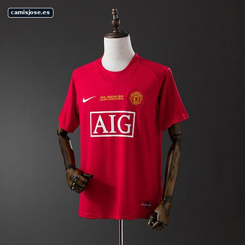 Retro 07/08 M-U versión Champions League local S-XXL