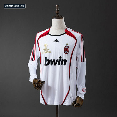 Retro AC Milan 06/07 manga larga visitante S-XXL