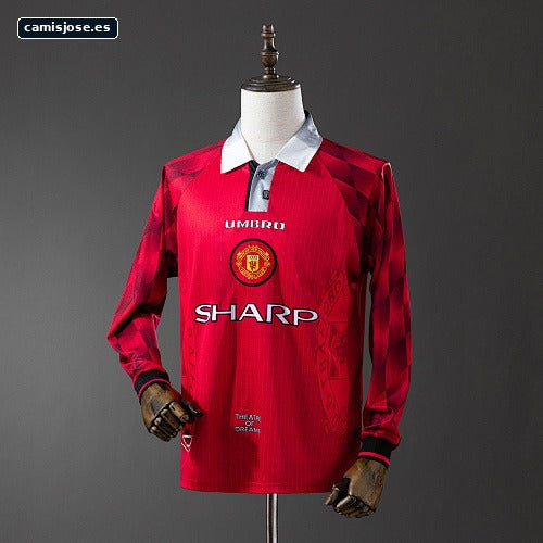 Retro 1996 M-U manga larga local S-XXL