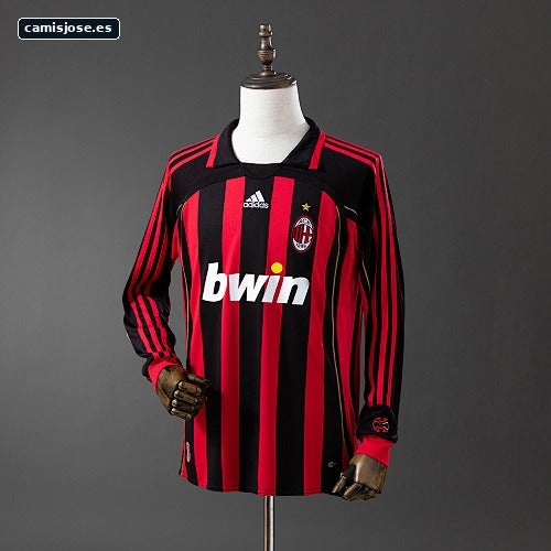Retro 06/07 AC Milan manga larga local S-XXL