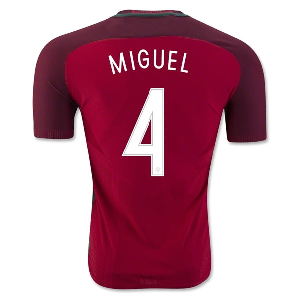 Camiseta Portugal 2016 Local Miguel Authentic