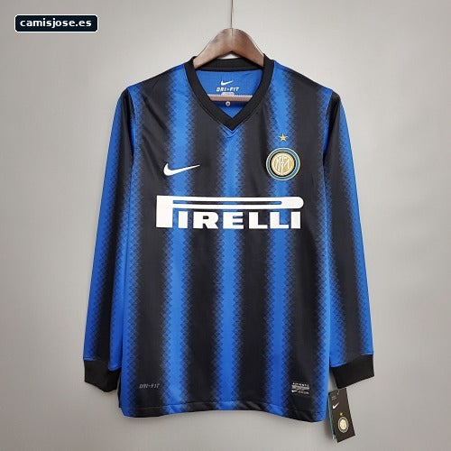 Retro manga larga 10/11 Inter Milan local S-XXL