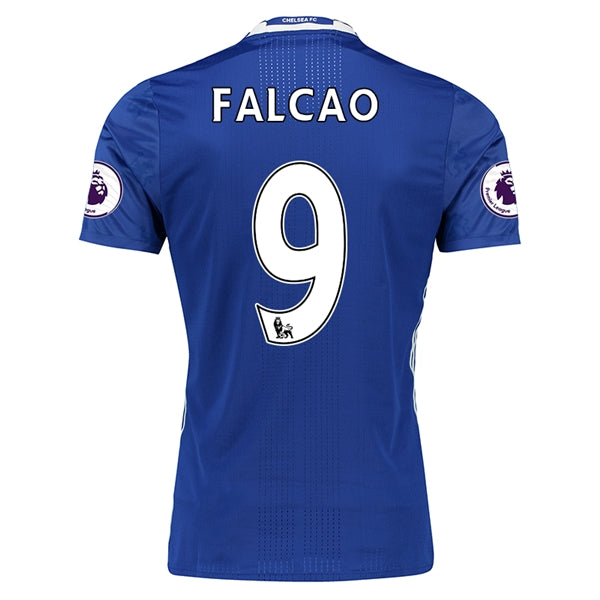 Camiseta Chelsea 16/17 Local 9 Falcao Authentic