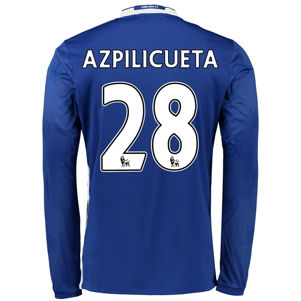 Camiseta Chelsea 16/17 Local 28 Azpilicueta LS