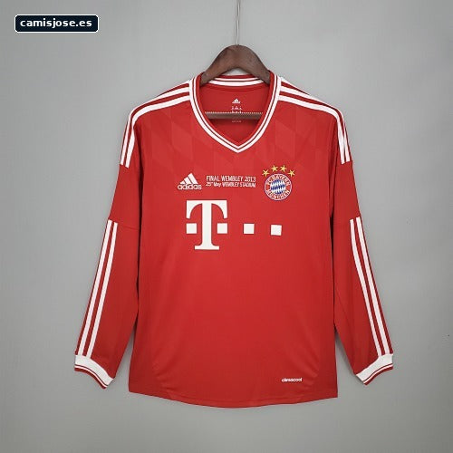 Retro Bayern Munich 13/14 Champions League manga larga local S-XXL