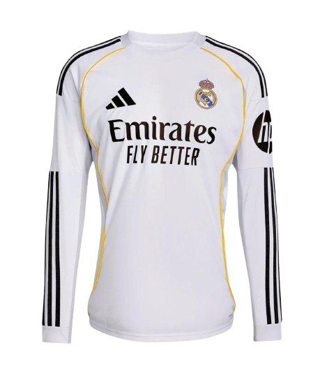 Camiseta Real Madrid Club de Fútbol Manga Larga 2025/26