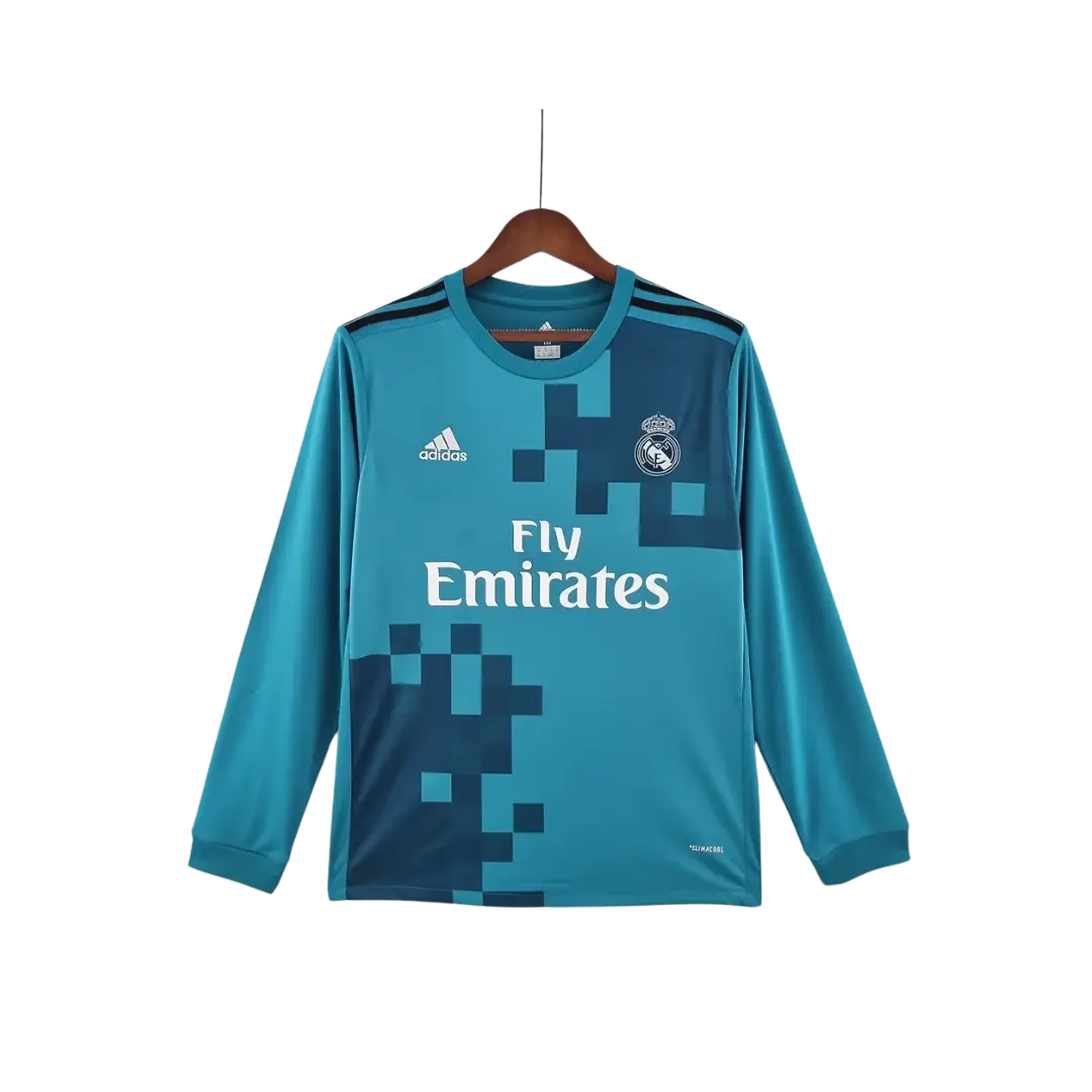 Camiseta Retro Real Madrid 2017/18 Manga Larga