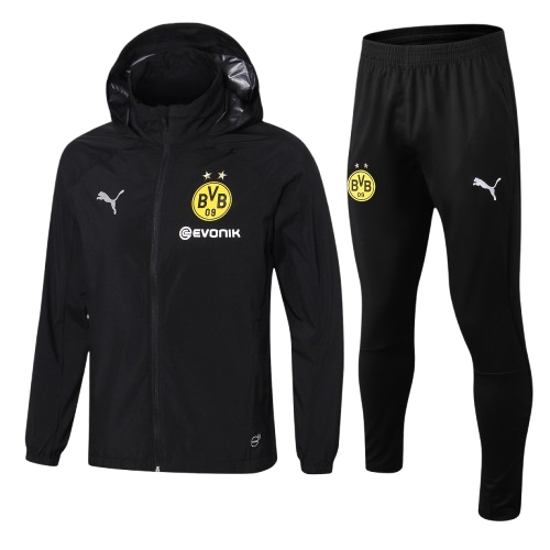 Chándal con Cortavientos Borussia Dortmund | Black Design