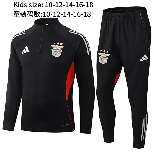 25-26 Infantil Conjunto de entrenamiento con media cremallera Benfica