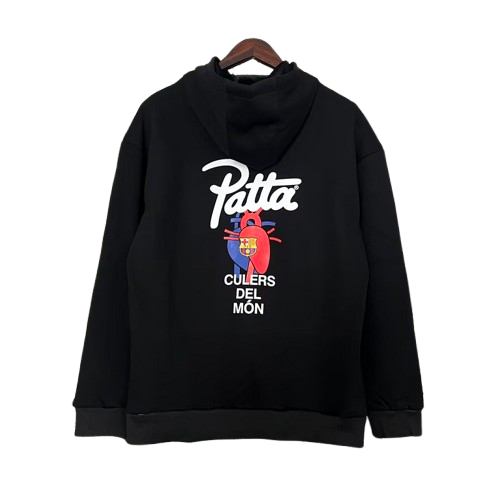 Hoodie FC Barcelona x Patta | Negro