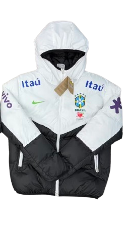 Chaquetón Selección Brasil | Blanco y Negro