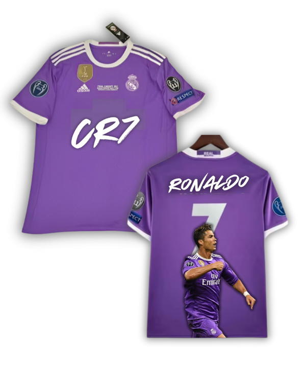 Camiseta Retro Real Madrid x Cristiano Ronaldo –  “CR7 Purple Edition”