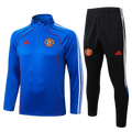 Chándal Manchester United | Azul Media Cremallera