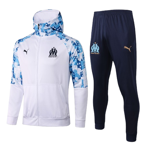 Chándal con Capucha Olympique de Marseille | Blanco
